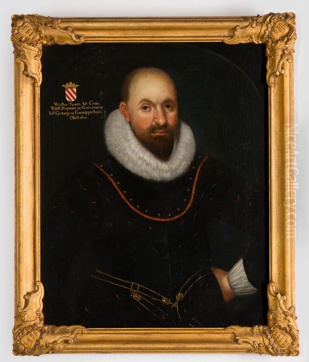 Portrait of Wolter Spaen (1578-1625) Oil Painting by Geldersch Landschap en Kasteelen
