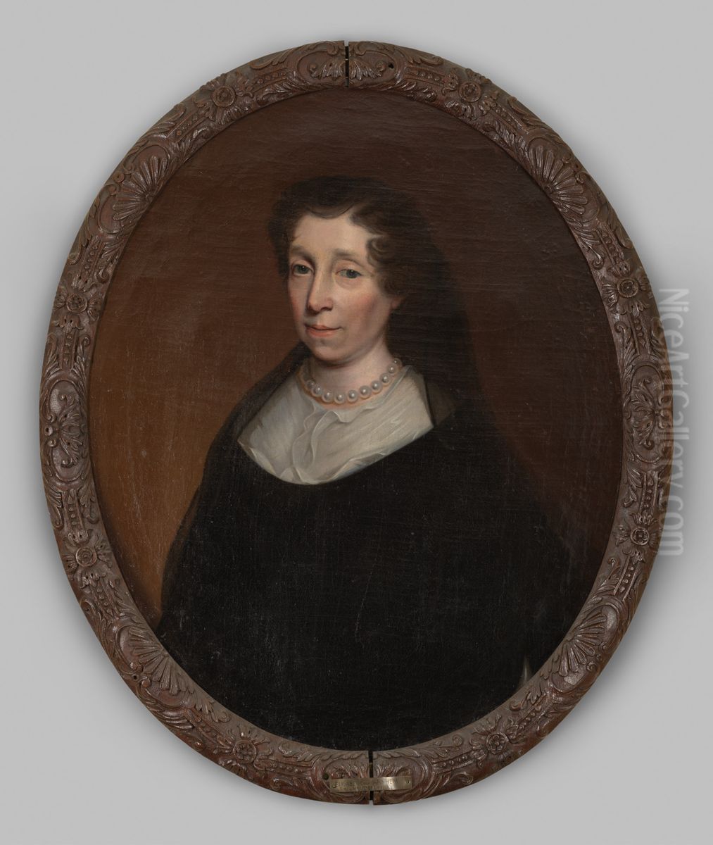 Portret van Elisabeth van Arnhem Oil Painting by Gerrit Alberts