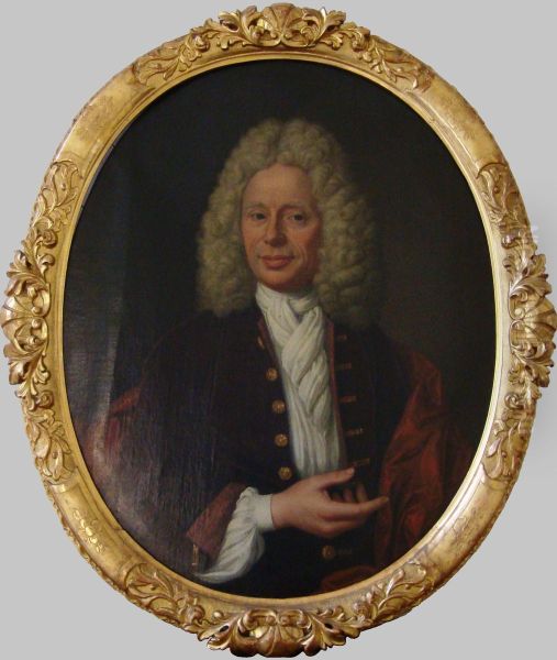 Portret van Pieter Lups Oil Painting by Pieter van der Werff