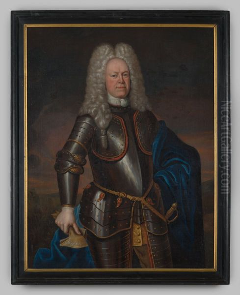 Portret van Gijsbertus Arnoldus Franciscus van der Heyden Oil Painting by B. Stael