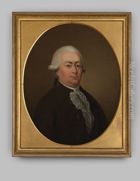 Portrait of Francois Willem van den Steen (1735-1797) Oil Painting by Stephanus Greeve