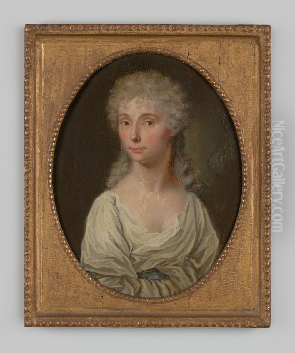 Portrait of waarschijnlijk Anna Henrietta Wilhelmina A. van Spaen la Lecq (1779-1853) Oil Painting by John Parker