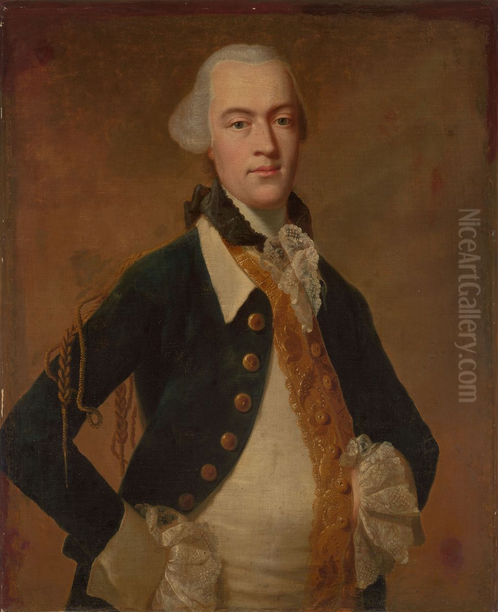 Portret van Wilhelm Carel Hendrick graaf van Randwijck Oil Painting by Johann Valentin Tischbein