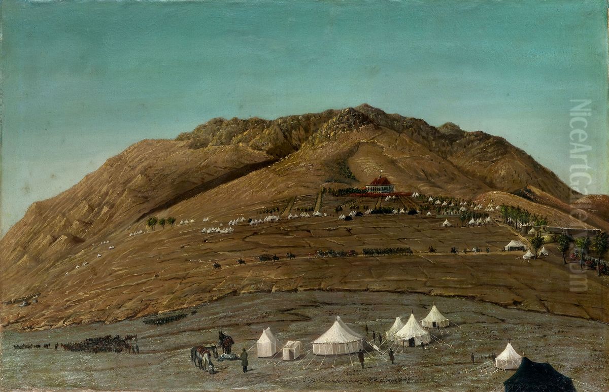 Nasseriyeh palace Oil Painting by Kamal-ol-molk
