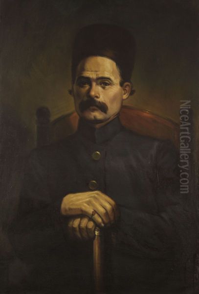prtrh baqrkhan Oil Painting by Ali Mahmudi