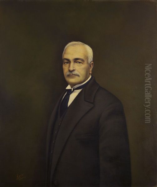 prtrh arbab kykhsrw shahrkh Oil Painting by Jafar Chehrenegar