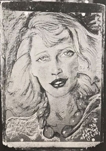 Portret kobiety Oil Painting by Stanislaw Ignacy Witkiewicz
