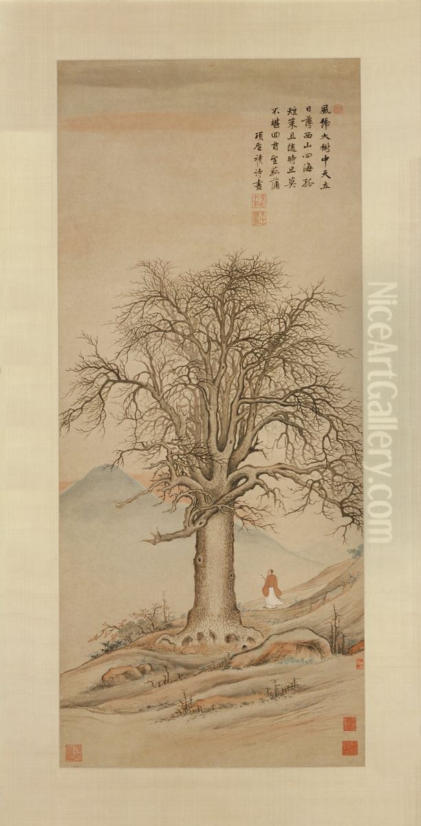 <<xiang sheng mo da shu feng hao tu zhou>> Oil Painting by Xiang Shengmo <<xiang sheng mo da shu feng hao tu zhou>> Oil Painting by Xiang Shengmo