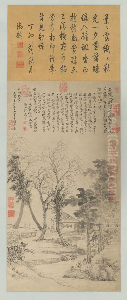 <<wang hui wan wu qiu ying tu>> Oil Painting by Wang Hui