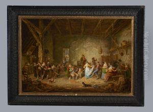 Boerenbruiloft in Noord-Holland, 1809