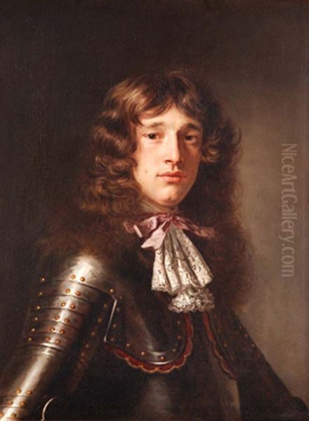 Portrait of Jacob van den Bergh (1634-1699) Oil Painting by Pieter van Anraedt