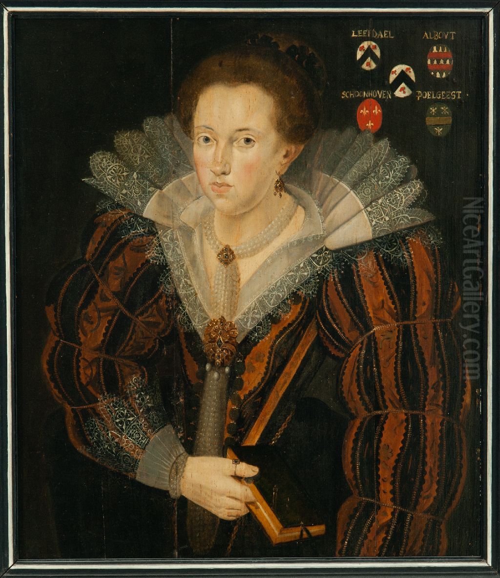 Margriete van Leefdael (overleden voor 1627) Oil Painting by Stedelijk Museum Zutphen