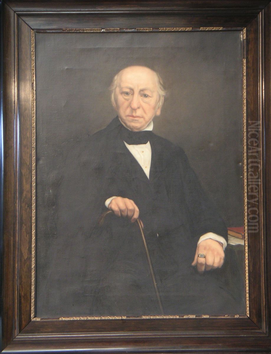 Portrait of Maurits Jacob van Loben Sels (1795-1863) Oil Painting by Stedelijk Museum Zutphen