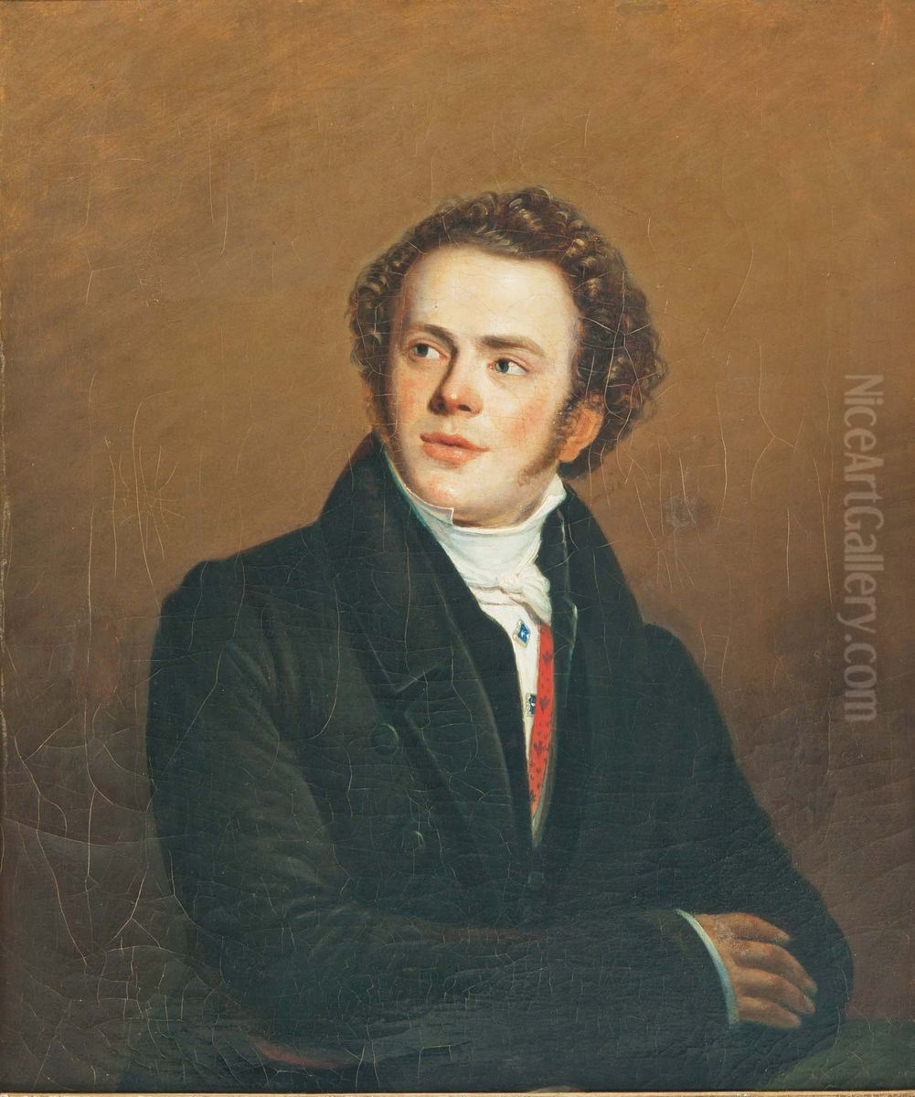 Mr. Derk Evekink (1803-1867) Oil Painting by Jacobus Schoemaker Doyer