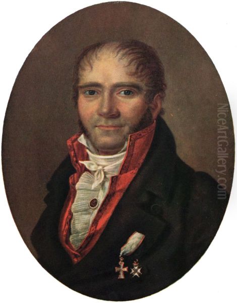 Niels Aall Oil Painting by Jacob Munch