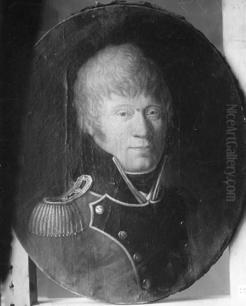 Hans Jorgen Wetlesen Oil Painting by Jacob Munch
