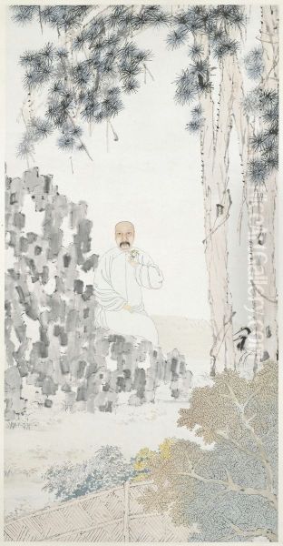 <<xu gu peng gong xiang tu zhou>> Oil Painting by Xu Gu
