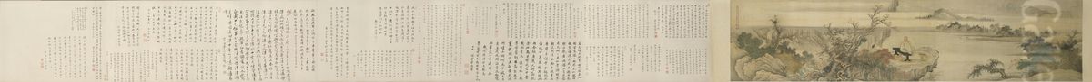 <<yu zhi ding zhang lu weng xiang juan>> Oil Painting by Yu Zhiding