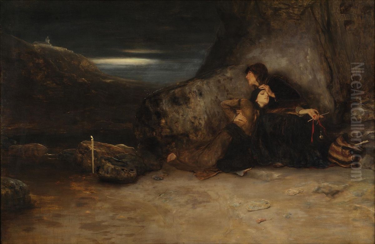 To Tama Oil Painting by Nikolaos Gyzis