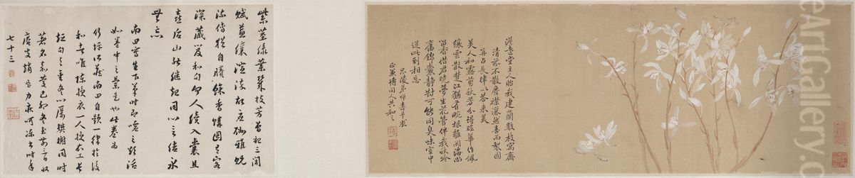 <<yun shou ping jian lan juan>> Oil Painting by Yun Shouping