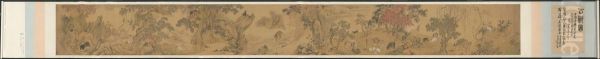 <<hua nie bai shou tu juan>> Oil Painting by Hua Yan