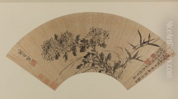 <<xiang sheng mo zhu ju shan>> Oil Painting by Xiang Shengmo