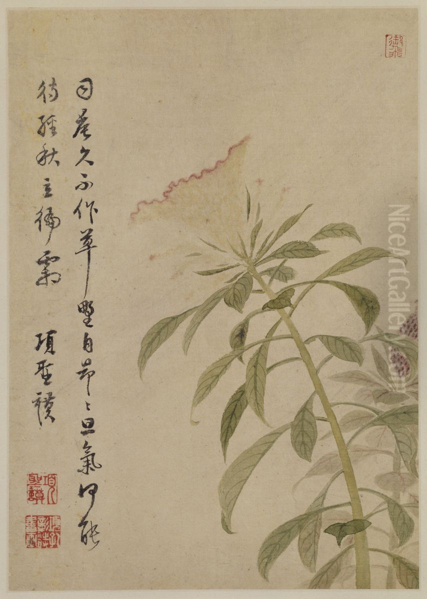 <<xiang sheng mo shan shui hua hui ce>> Oil Painting by Xiang Shengmo