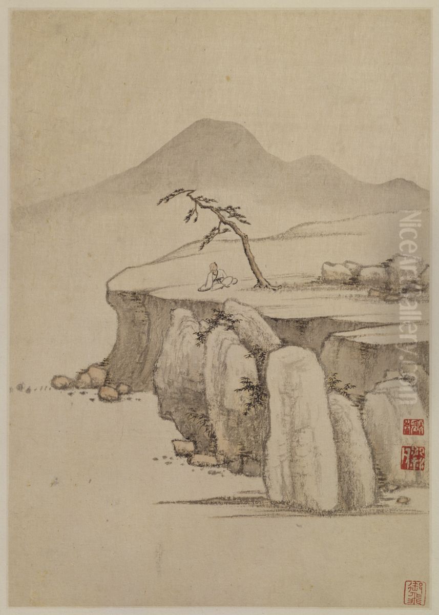 <<xiang sheng mo shan shui hua hui ce>> Oil Painting by Xiang Shengmo <<xiang sheng mo shan shui hua hui ce>> Oil Painting by Xiang Shengmo