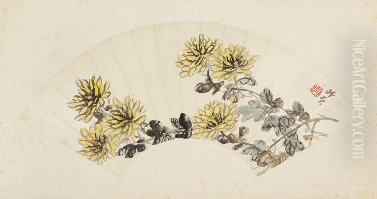 <<chen heng ke ju hua tu shan mian>> Oil Painting by Chen Shizeng <<chen heng ke ju hua tu shan mian>> Oil Painting by Chen Shizeng