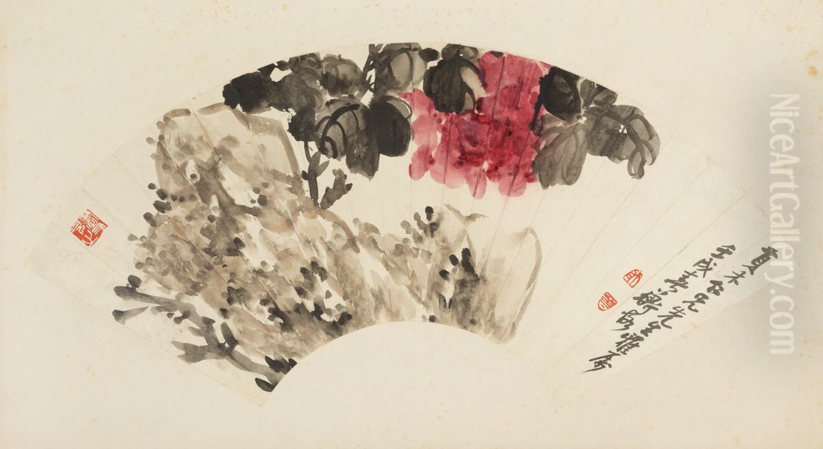 <<chen heng ke hua shi tu shan mian>> Oil Painting by Chen Shizeng