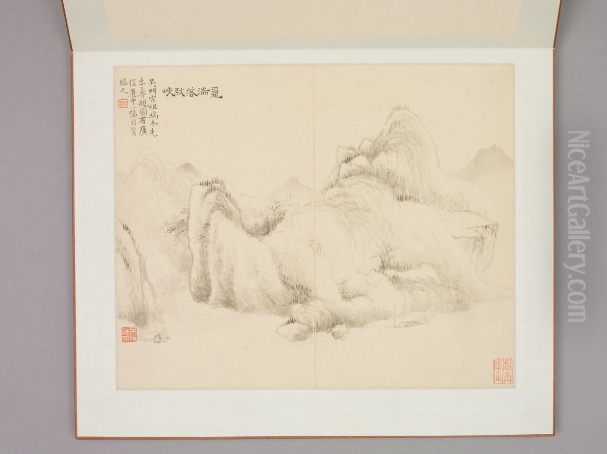 <<huang yi wu sheng shi yi tu ce>> Oil Painting by Huang Yi