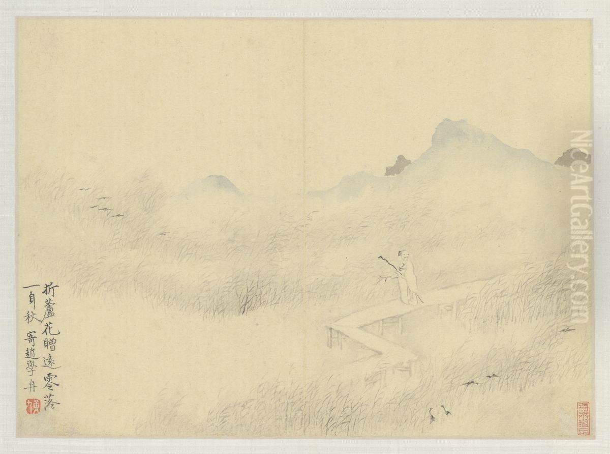 <<huang yi wu sheng shi yi tu ce>> Oil Painting by Huang Yi