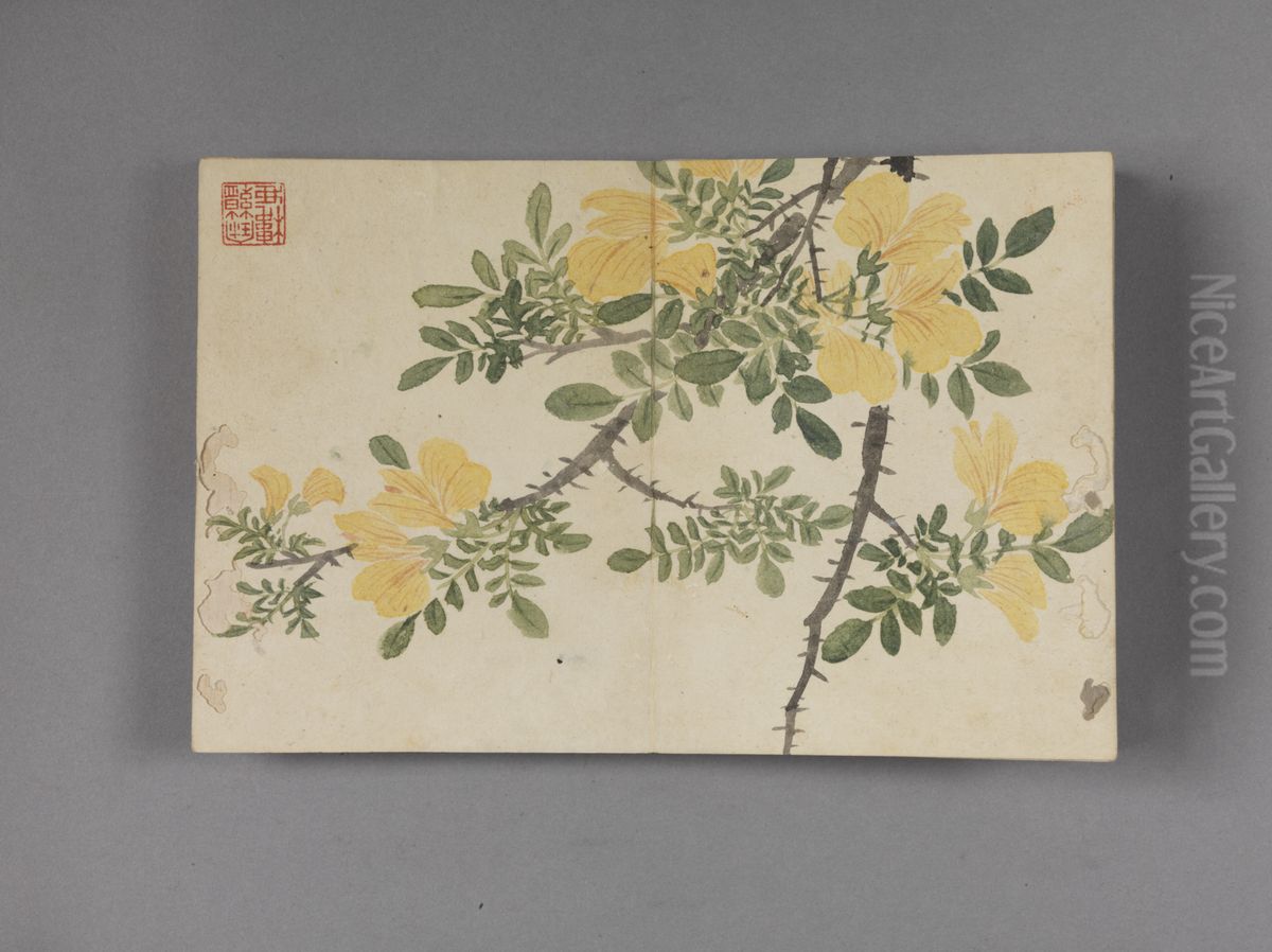 <<dong gao hua hui ce>> Oil Painting by Dong Gao