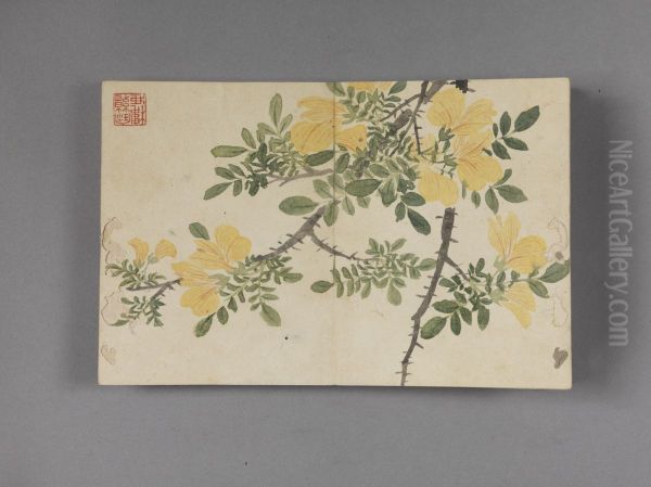 <<dong gao hua hui ce>> Oil Painting by Dong Gao