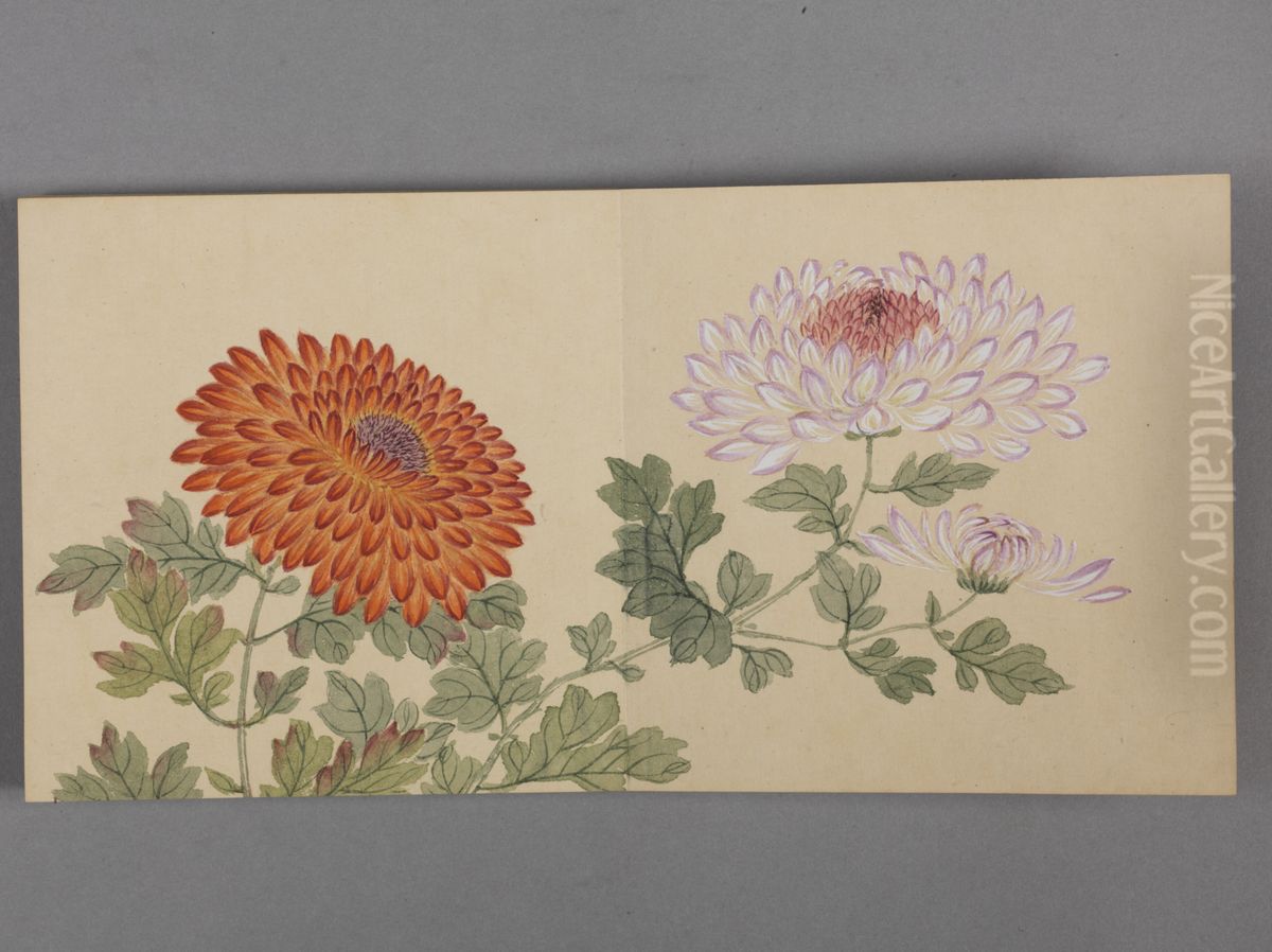 <<dong gao jin ying ning lu tu xiao ce>> Oil Painting by Dong Gao