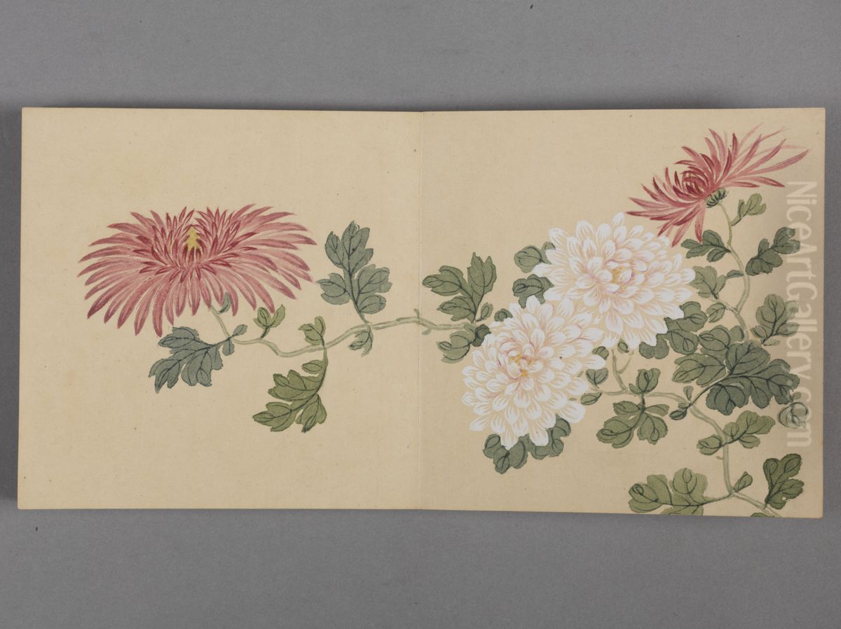 <<dong gao jin ying ning lu tu xiao ce>> Oil Painting by Dong Gao