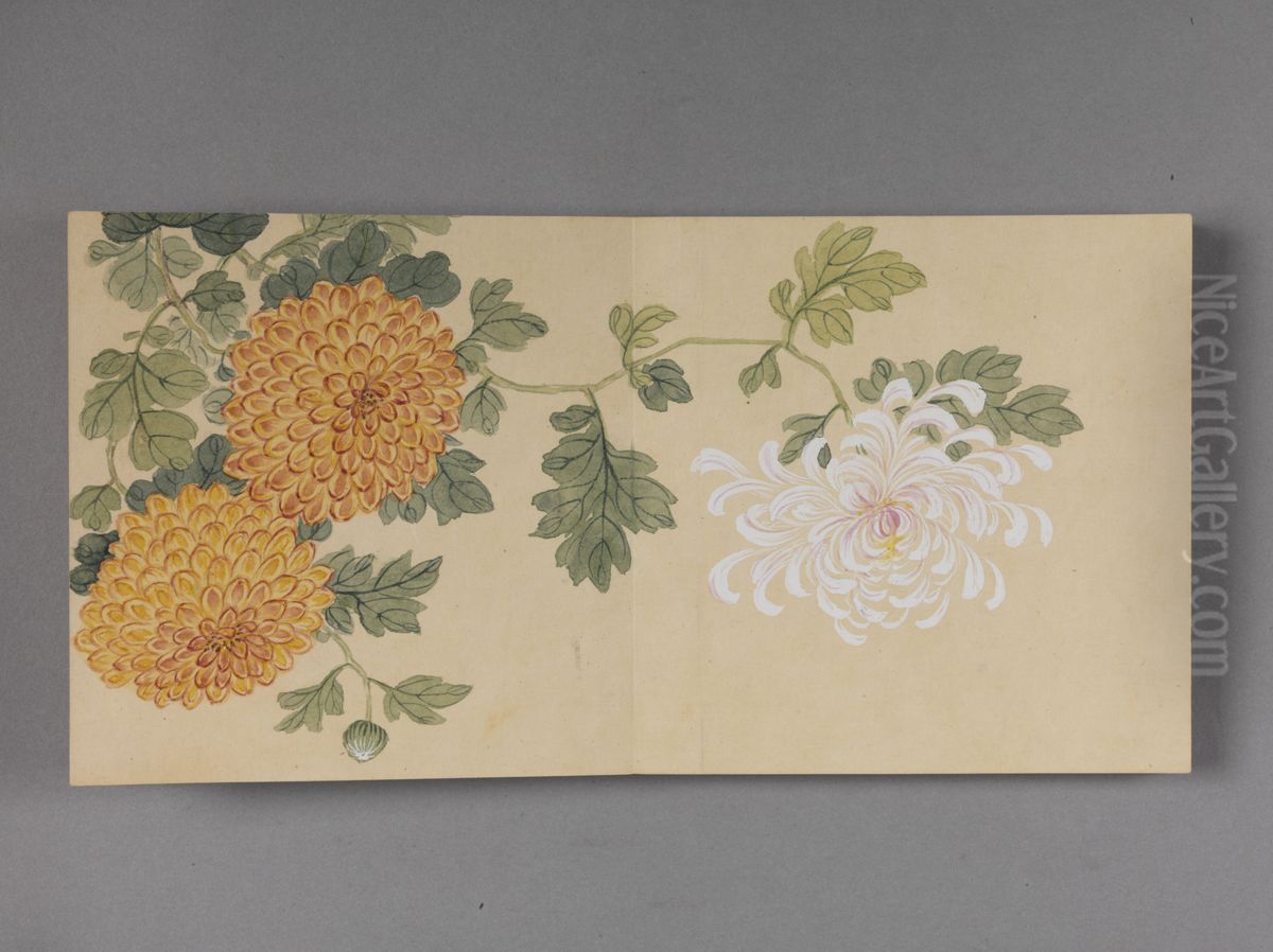 <<dong gao jin ying ning lu tu xiao ce>> Oil Painting by Dong Gao