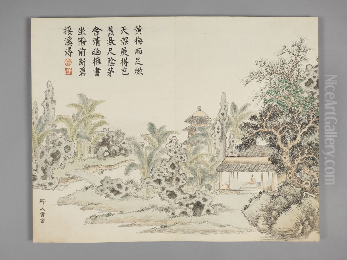 <<dong gao mo zhuang lan sheng tu ce>> Oil Painting by Dong Gao