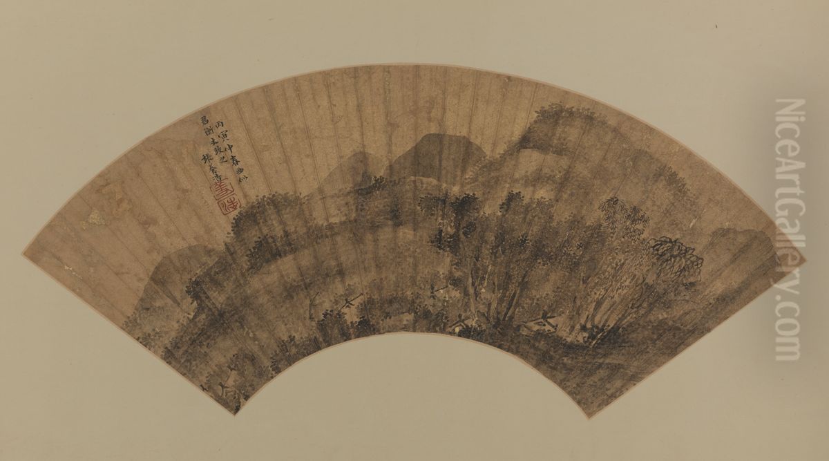 <<zhang yang hao shan shui tu shan ye>> Oil Painting by Zhang Yanghao <<zhang yang hao shan shui tu shan ye>> Oil Painting by Zhang Yanghao