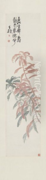 <<wu jun qing yan lai hong zhou>> Oil Painting by Wu Chang-shuo