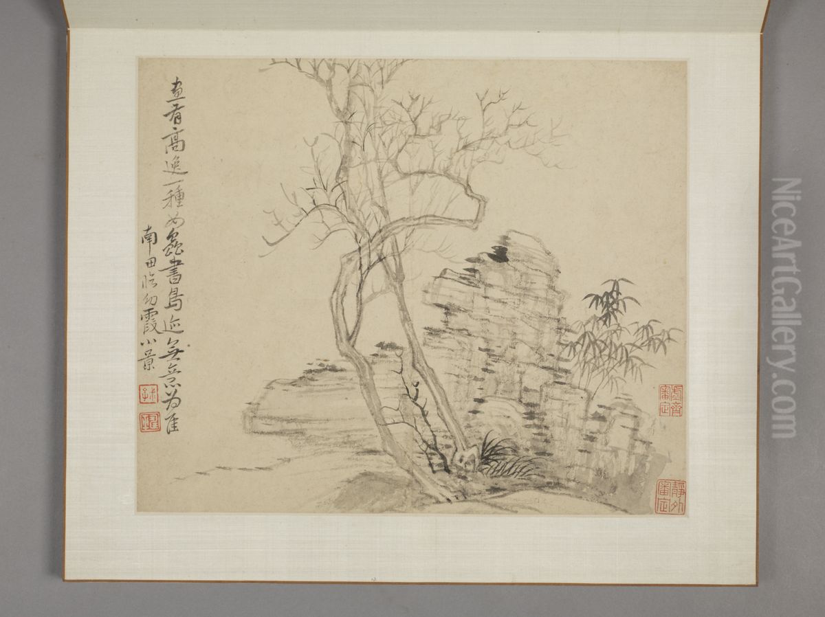 <<yun shou ping shan shui hua hui ce>> Oil Painting by Yun Shouping