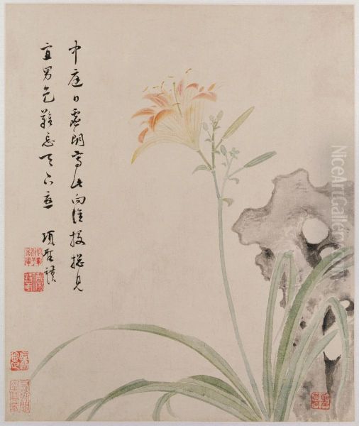 <<xiang sheng mo hua hui cao chong ce>> Oil Painting by Xiang Shengmo