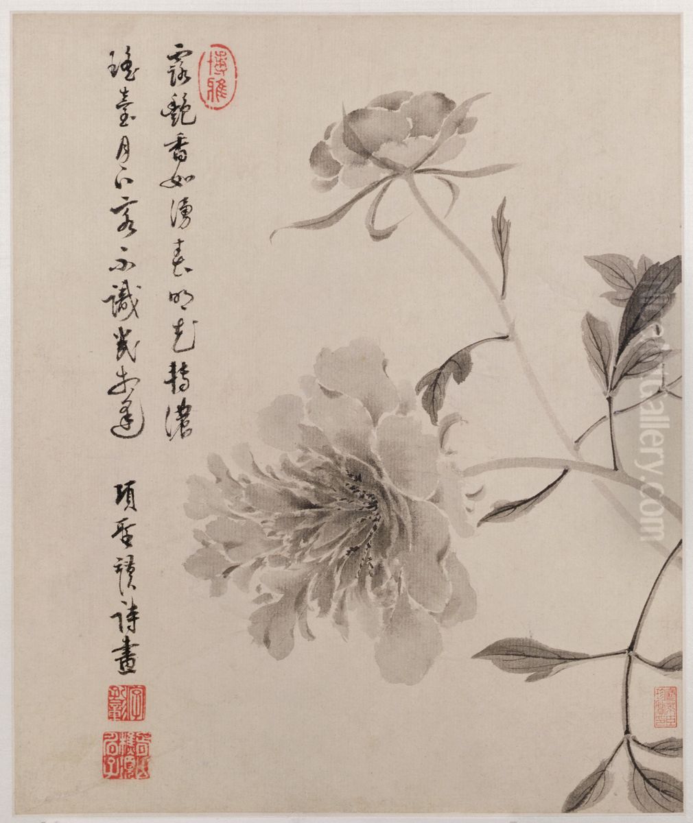 <<xiang sheng mo hua hui cao chong ce>> Oil Painting by Xiang Shengmo