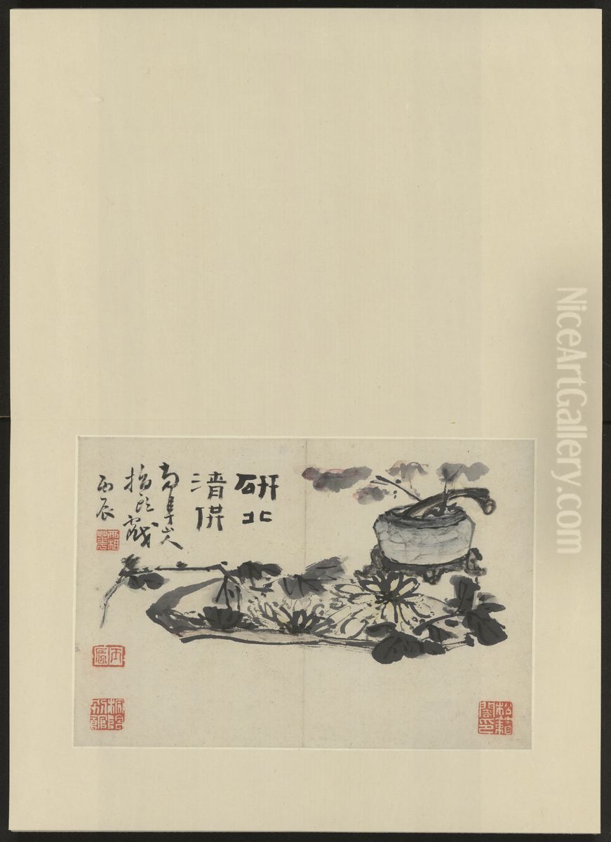 <<gao feng han za hua ce>> Oil Painting by Gao Fenghan