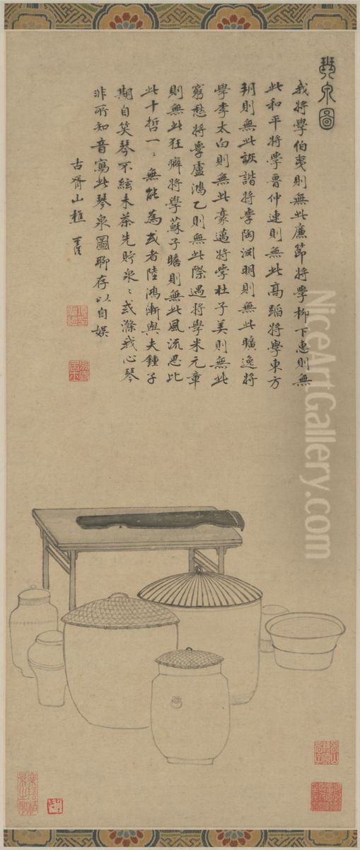 <<xiang sheng mo qin quan zhou>> Oil Painting by Xiang Shengmo