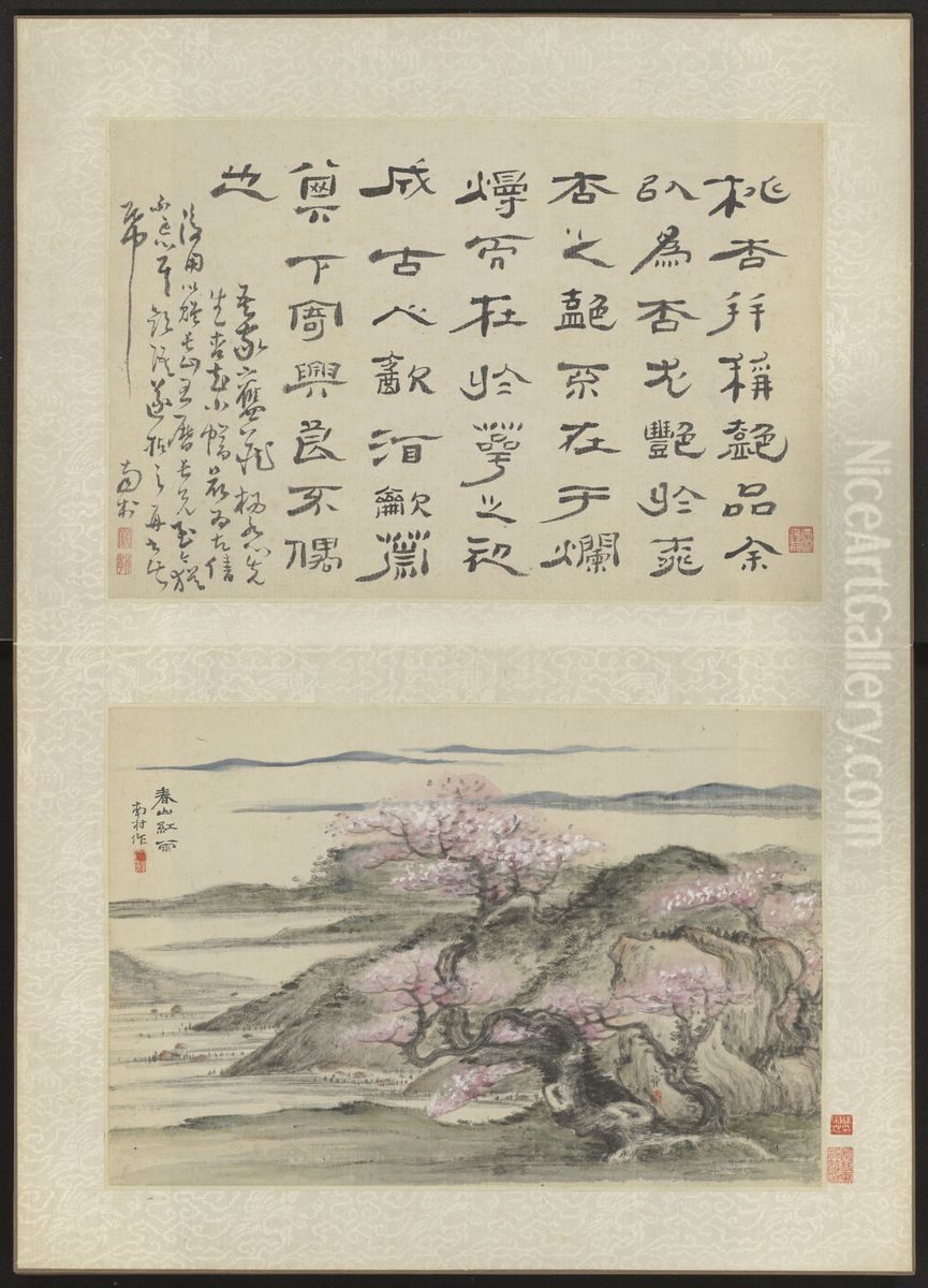 <<gao feng han wo you sheng jing tu ce>> Oil Painting by Gao Fenghan