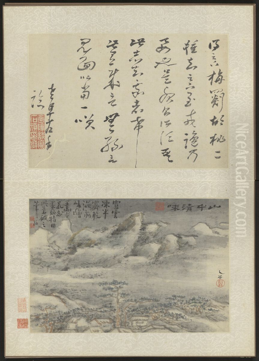 <<gao feng han wo you sheng jing tu ce>> Oil Painting by Gao Fenghan