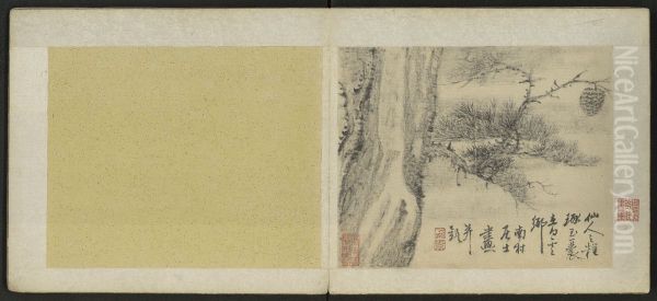 <<gao feng han hua hui tu ce>> Oil Painting by Gao Fenghan