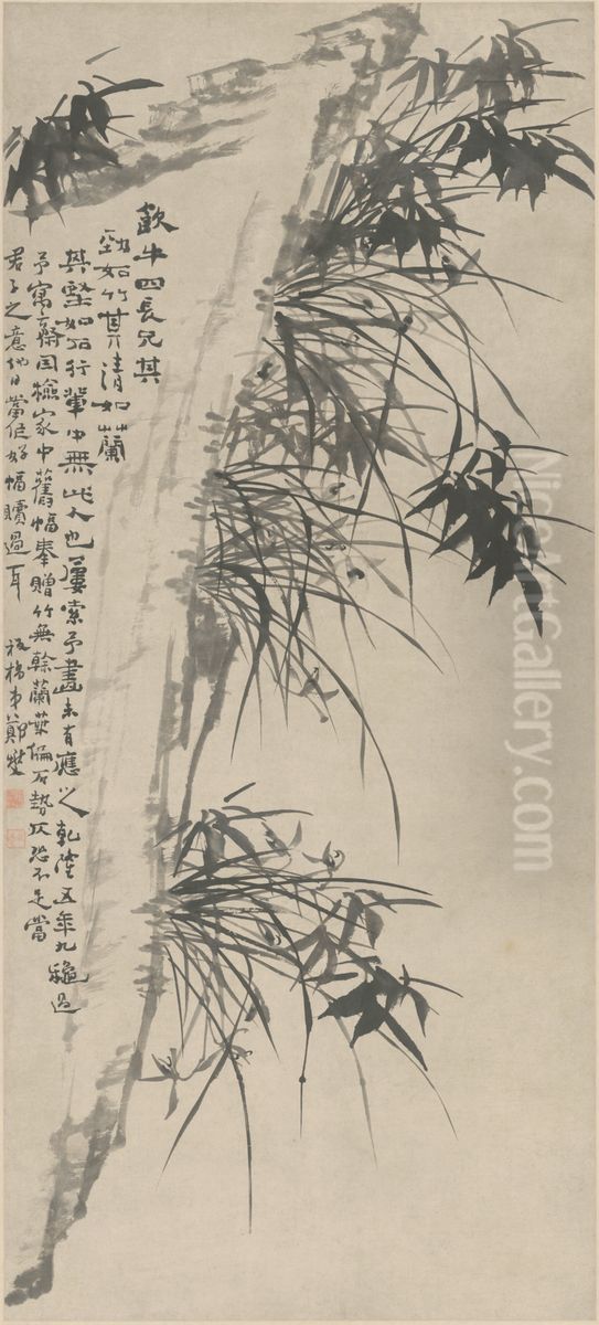 <<zheng xie xuan ya lan zhu tu zhou>> Oil Painting by Zheng Xie <<zheng xie xuan ya lan zhu tu zhou>> Oil Painting by Zheng Xie