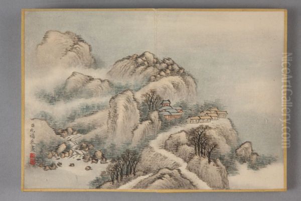 <<yun xi shan shui ce>> Oil Painting by Yunxi